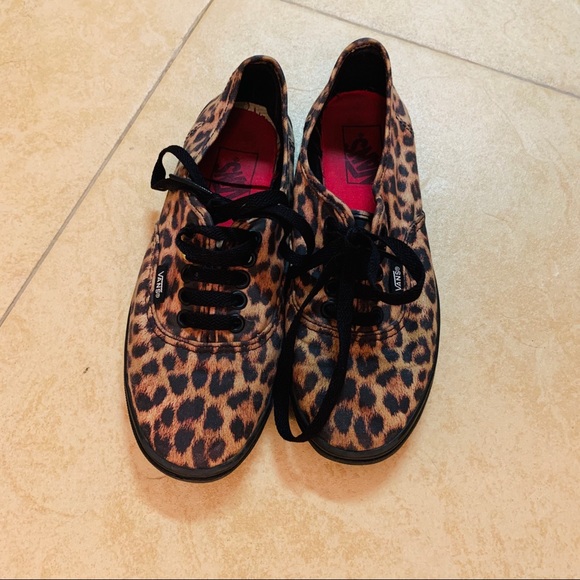 vans leopard print